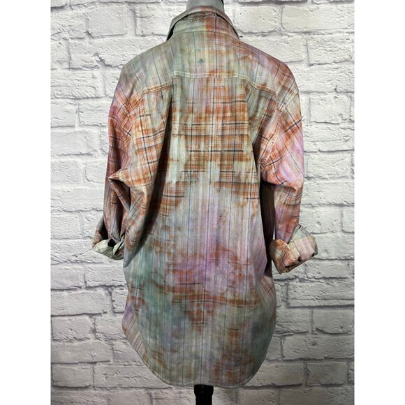 Reworked/upcycled flannel shirt - Picture 7 of 8